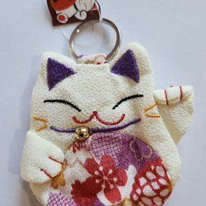 Japanese Style Lucky Cat Keyholder